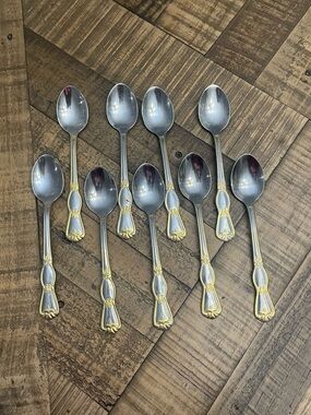 Cooks by JCPenney CKJ6 pattern featuring stainless steel- gold accents set of 9